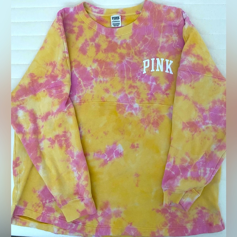 Victoria Secret PINK Tye Dye Crewneck